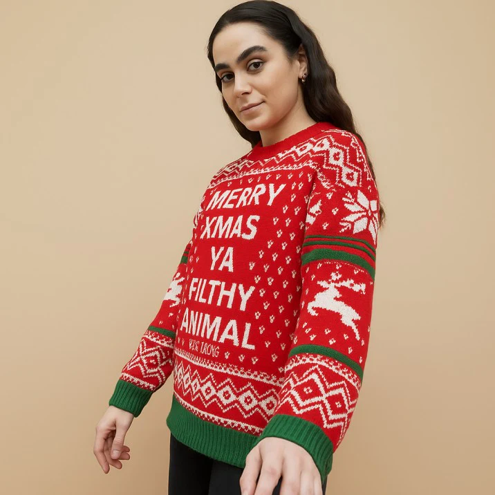 Filthy Animal Unisex Christmas Ugly Sweater / Jumper - Image 3