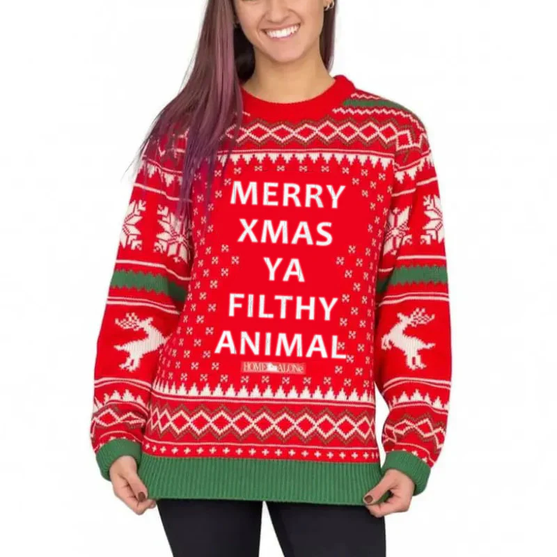 Filthy Animal Unisex Christmas Ugly Sweater / Jumper - Image 5